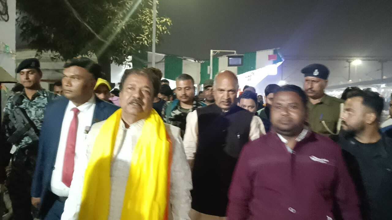 हम के कार्यकर्ताओं ने मंत्री डा दिलीप व डा अनिल का किया भव्य स्वागत