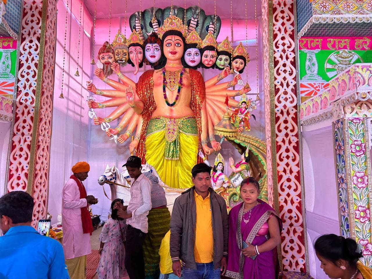 महाविष्णु यज्ञ को लेकर वातावरण हुआ भक्तिमय