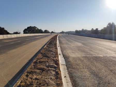 गोड्डा के घटवाली चौक के बाद बाइपास सड़क का निर्माण कार्य लगभग पूरा