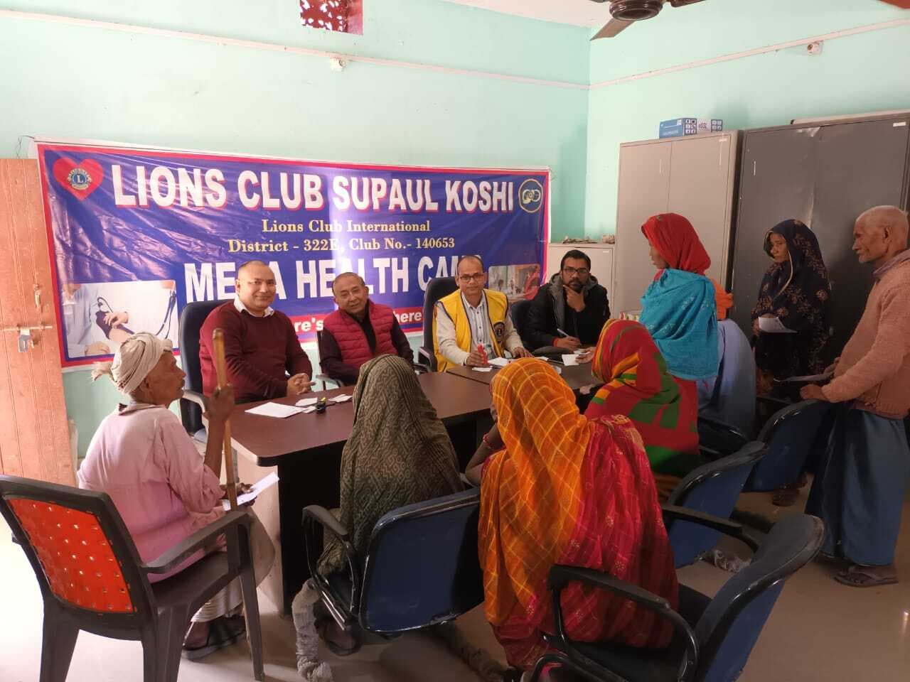लायंस क्लब कोशी ने मेगा हेल्थ शिविर का किया आयोजन