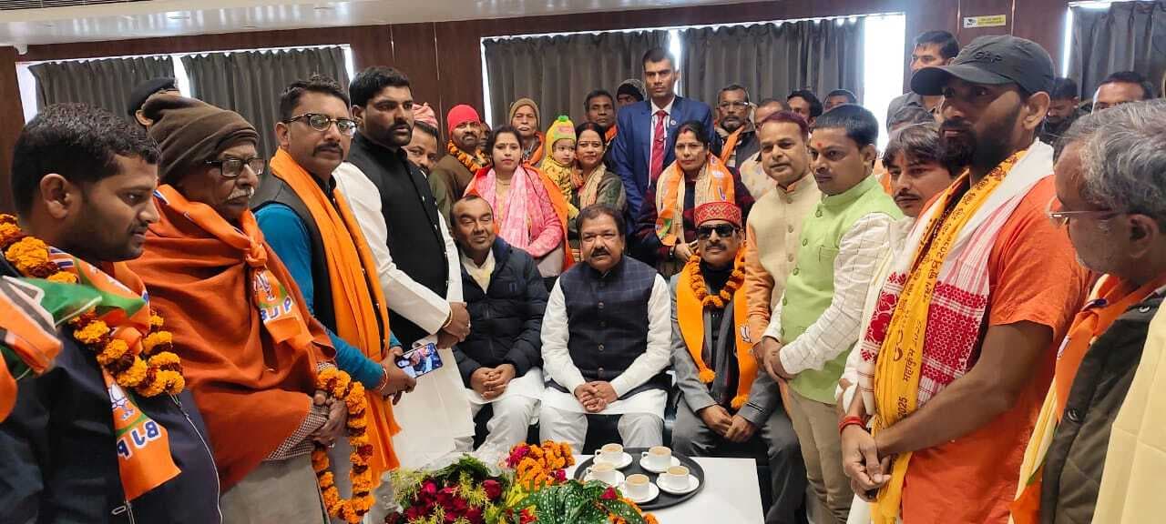 भाजपा के प्रदेश अध्यक्ष का कार्यकर्ताओं ने किया स्वागत