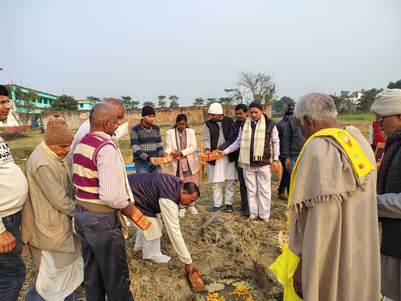 केएन डिग्री कॉलेज में विधायक ने किया भूमिपूजन