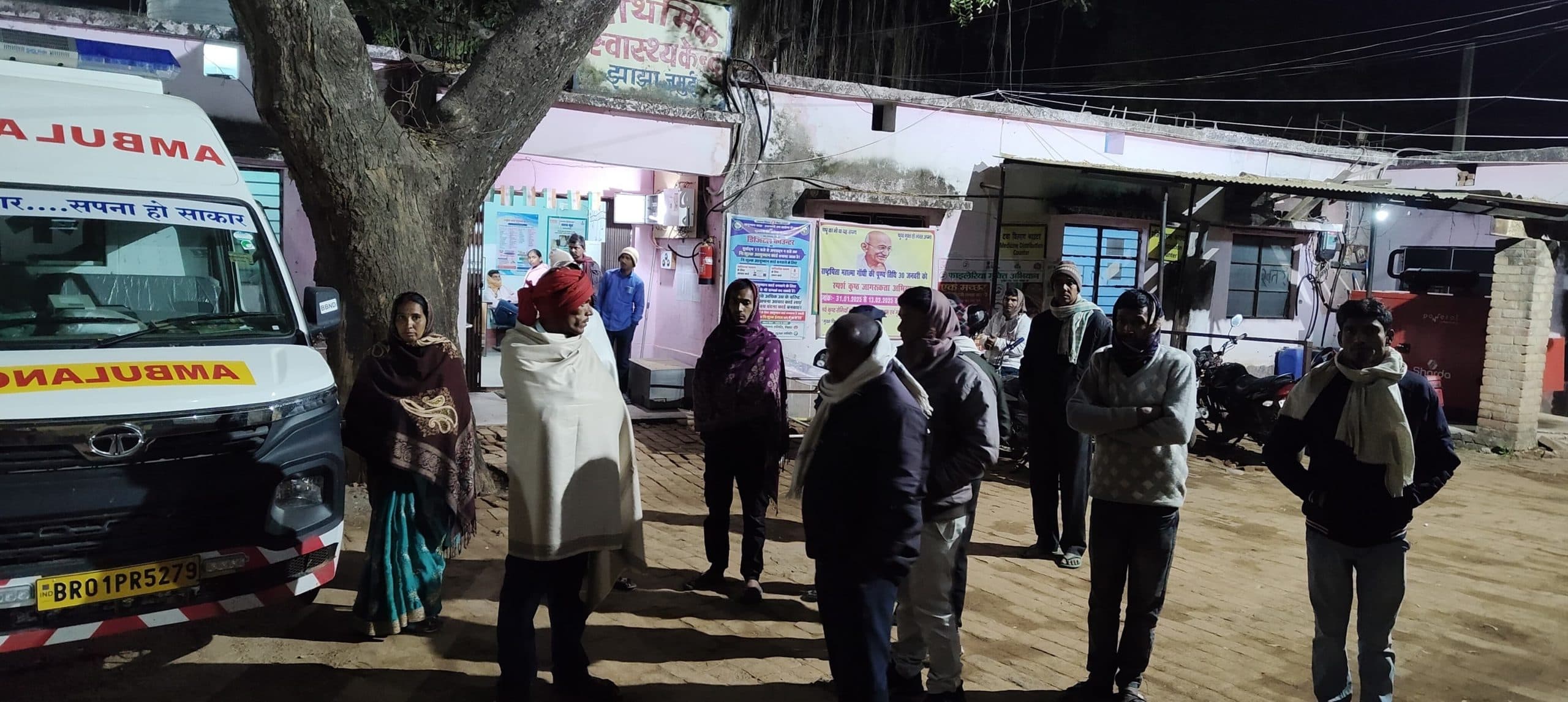 ट्रक के धक्के से बाइक सवार मासूम की मौत, पिता व भाई गंभीर