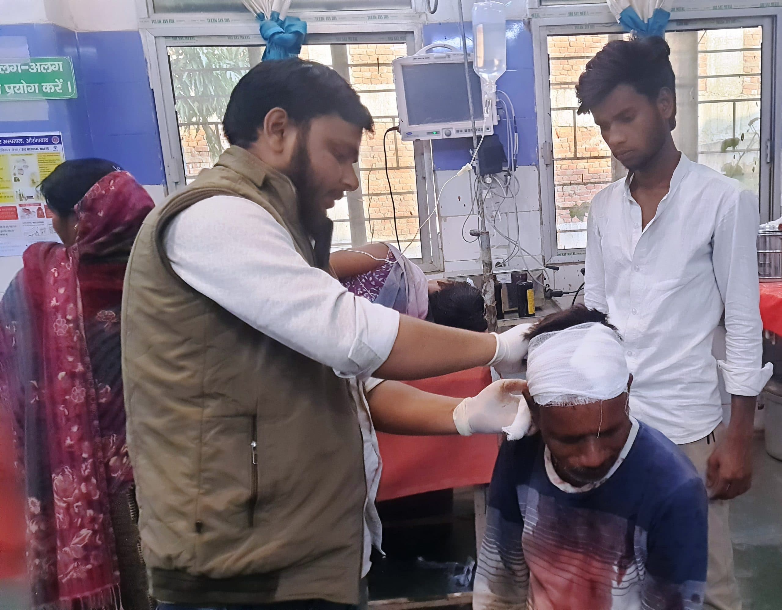 Aurangabad News : आपसी विवाद व बकाया पैसे को लेकर मारपीट, एक जख्मी