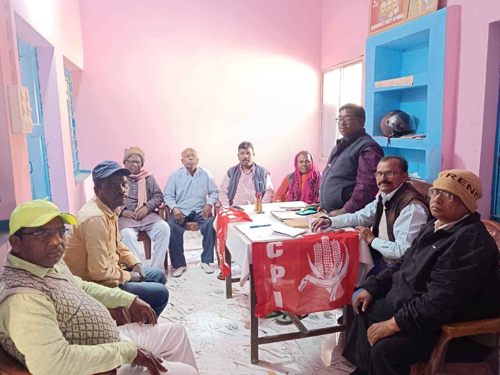 भाकपा का अंचल कार्यालय में धरना-प्रदर्शन 25 को