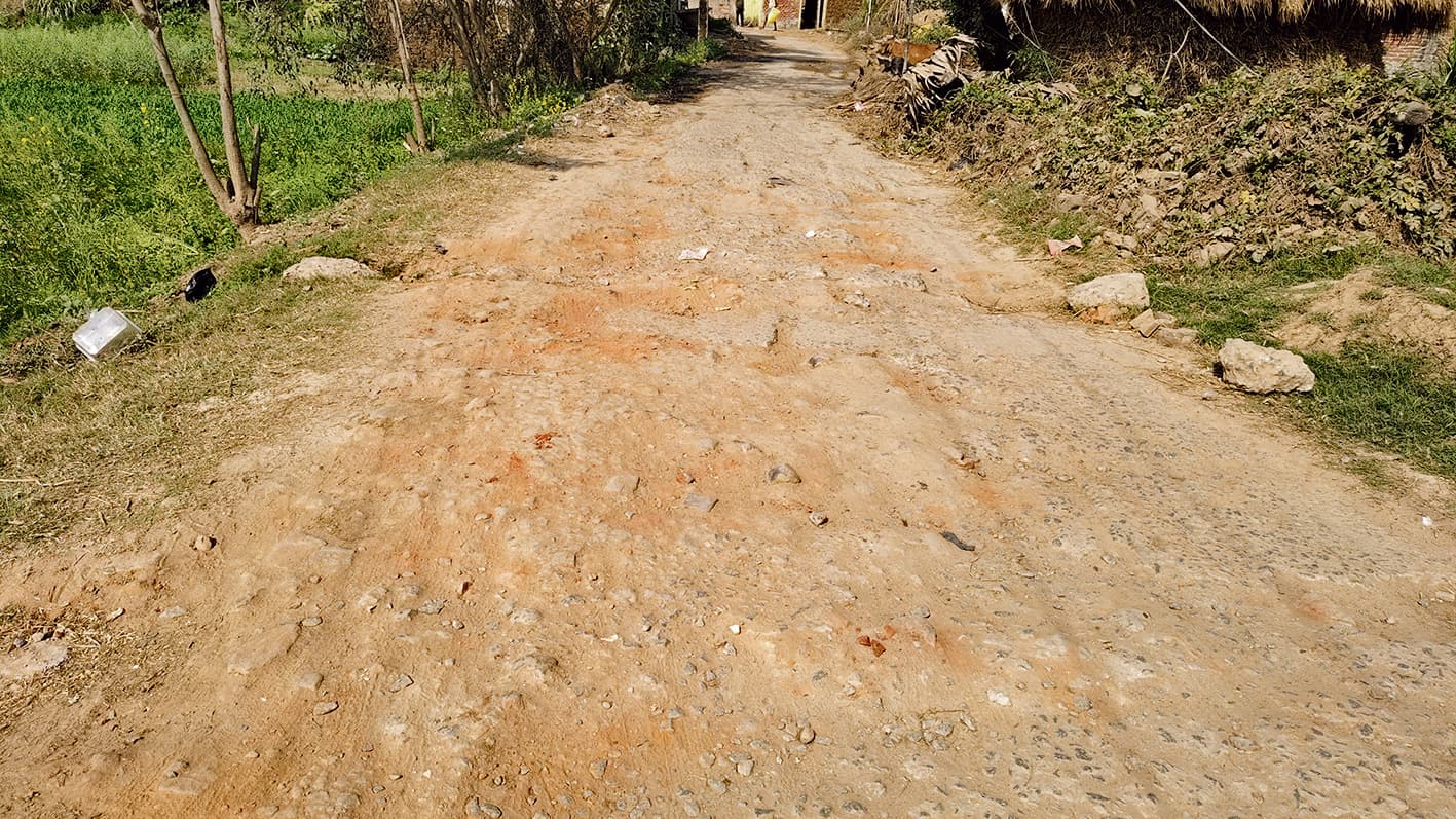 Jehanabad News : देवरिया से बरबिगहा-मदारपुर होकर बारा जाने वाली सड़क बदहाल