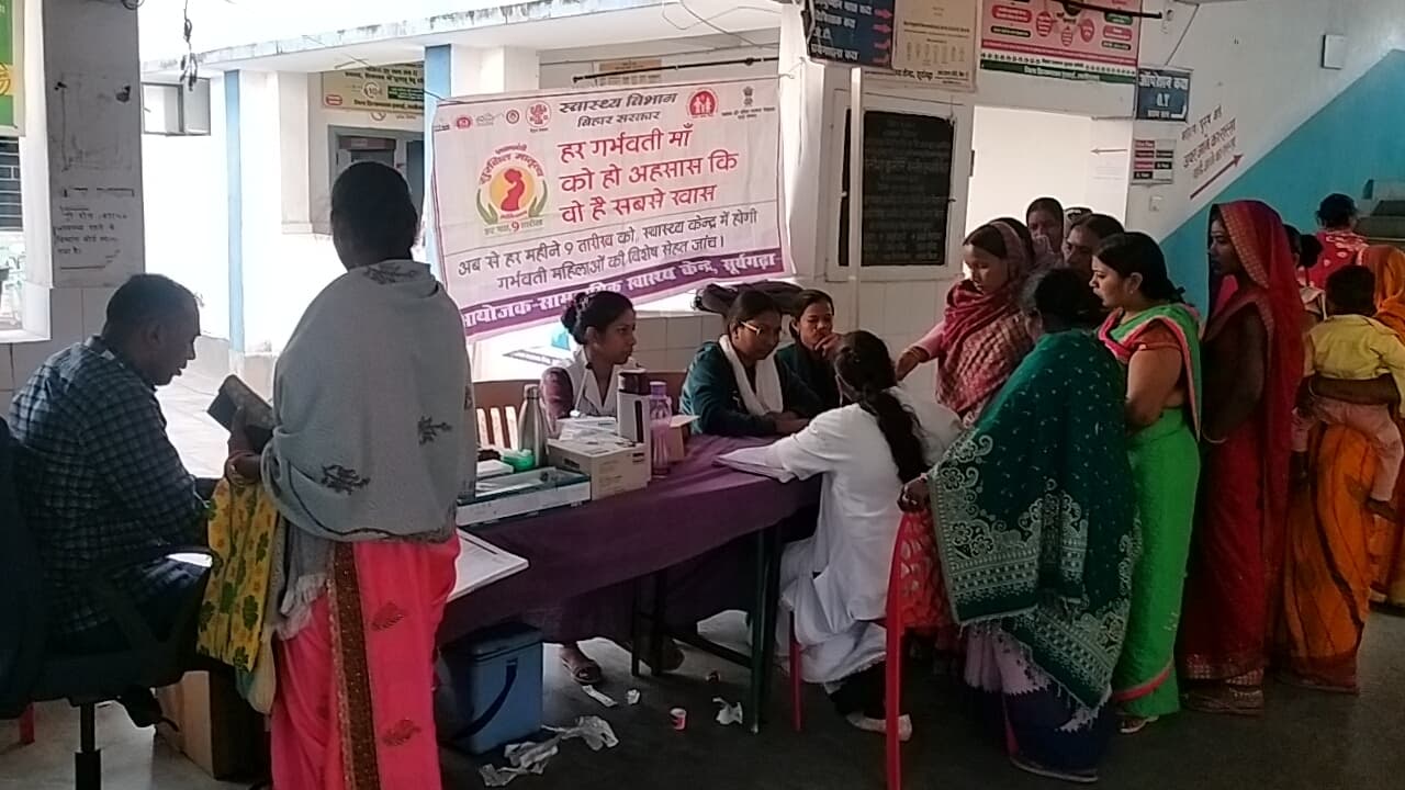 सूर्यगढ़ा में 87 गर्भवती व पिपरिया में 15 महिलाओं की प्रसव पूर्व तैयारियों की हुई जांच