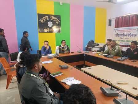 प्रखंड बैंकर्स समिति की बैठक में उठा लाभुकों की परेशानी का मामला