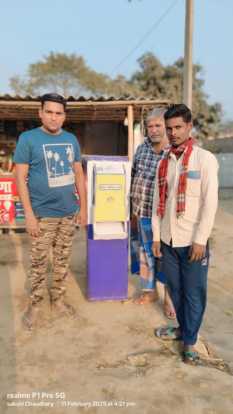 9वीं पास युवक ने बनायी पेट्रोल, डीजल निकलने वाली एटीएम मशीन