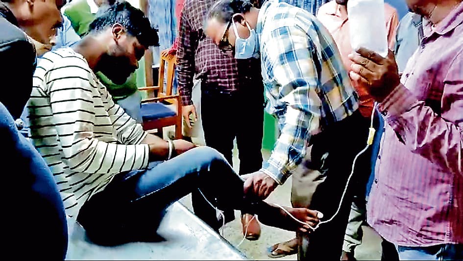 सड़क हादसे में माध्यमिक परीक्षार्थी जख्मी