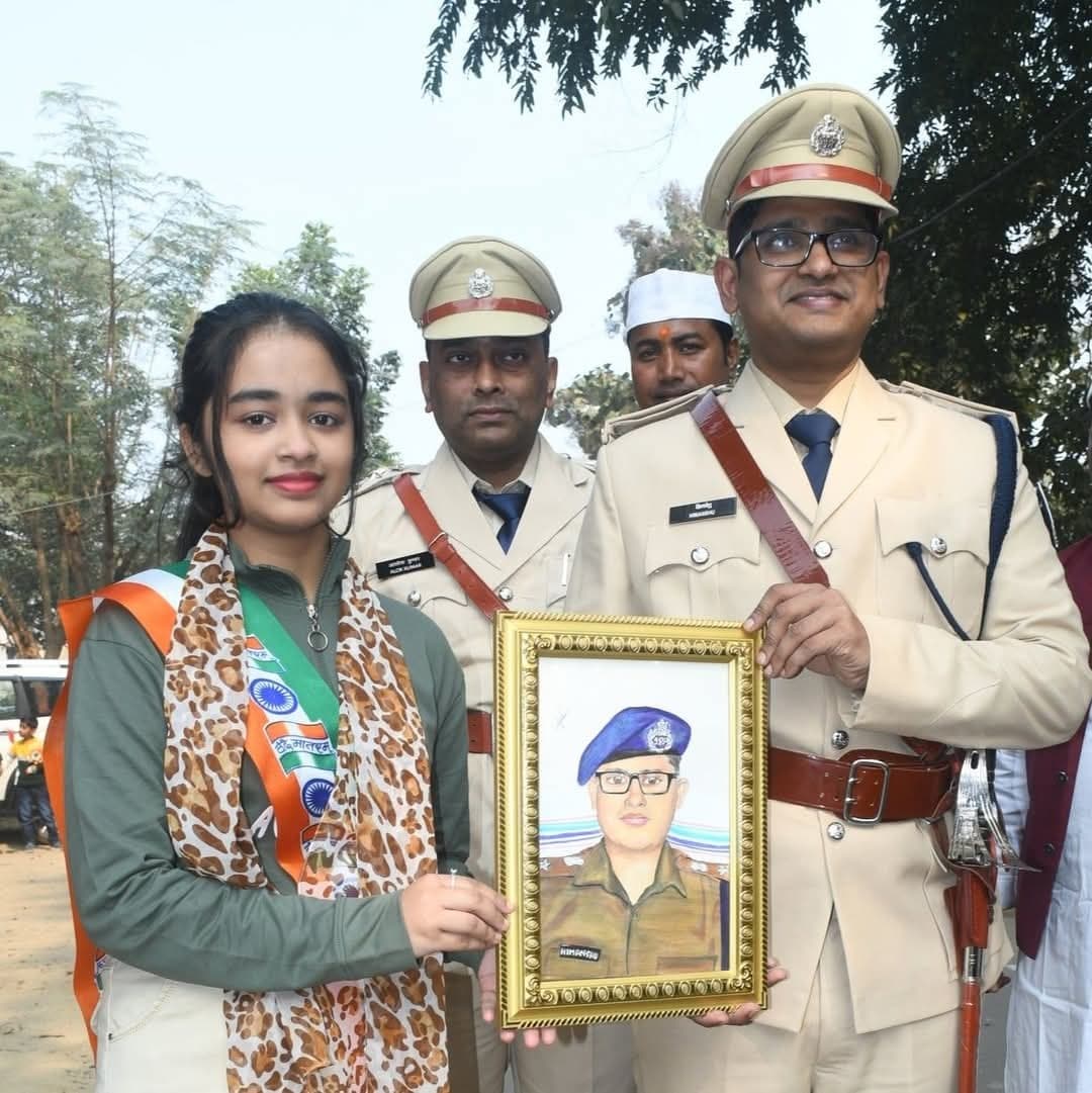 पेंटिंग कर दिखा रही है अपनी कला, लेकिन दिल में जज्बा देश सेवा का