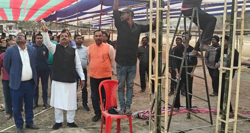 दीनाभद्री राजकीय महोत्सव कल से, विधायक व एसडीएम ने लिया जायजा