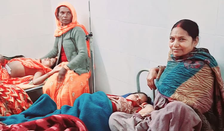 स्वास्थ्य शिविर में 47 महिलाओं का हुआ बंध्याकरण