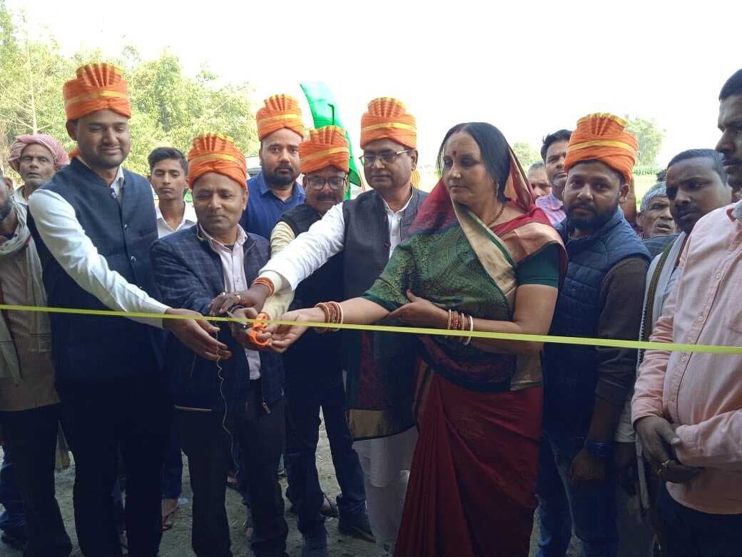 हथियोंधा में कचरा अवशिष्ट इकाई का हुआ उद्घाटन