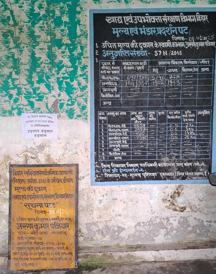 गरीबों के निवाले पर लगा डीलरों की हड़ताल का ताला