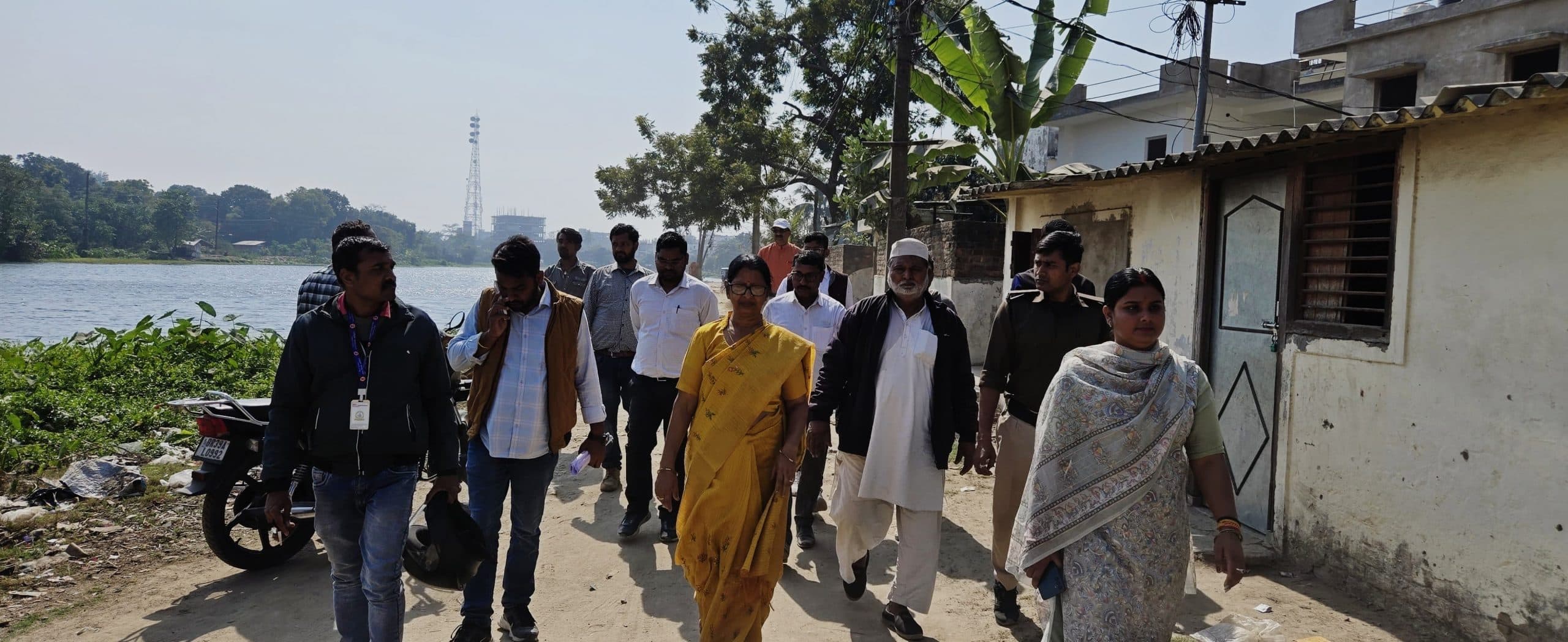 महापौर ने लिया वार्ड चार के विकास कार्यों का जायजा