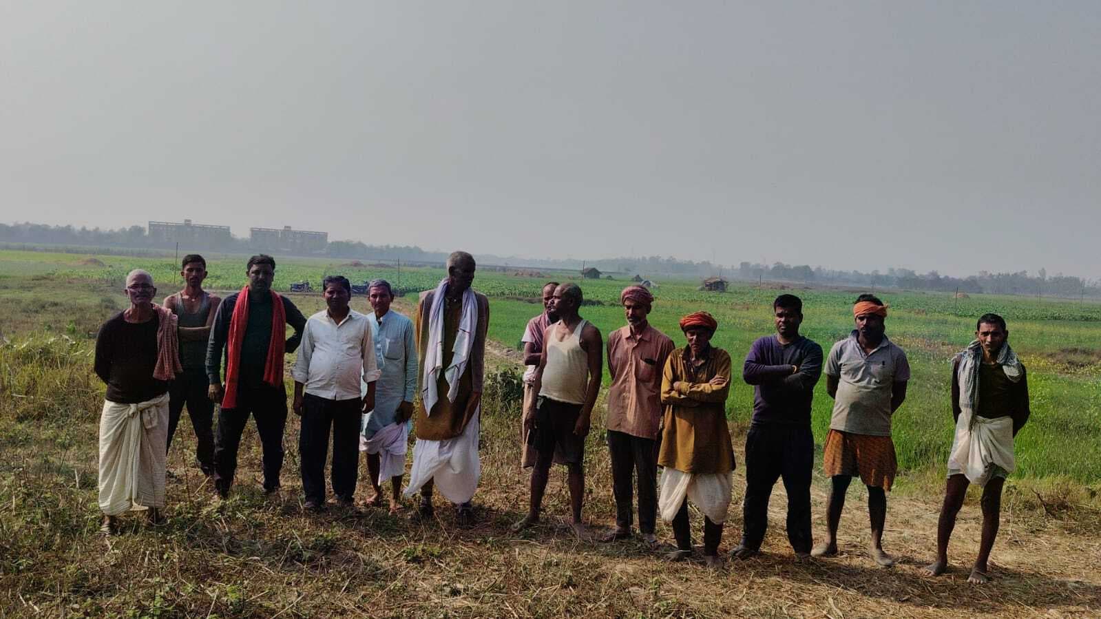 एयरपोर्ट के एनवे को विस्तारित करने के लिए जमीन सर्वे का काम शुरू