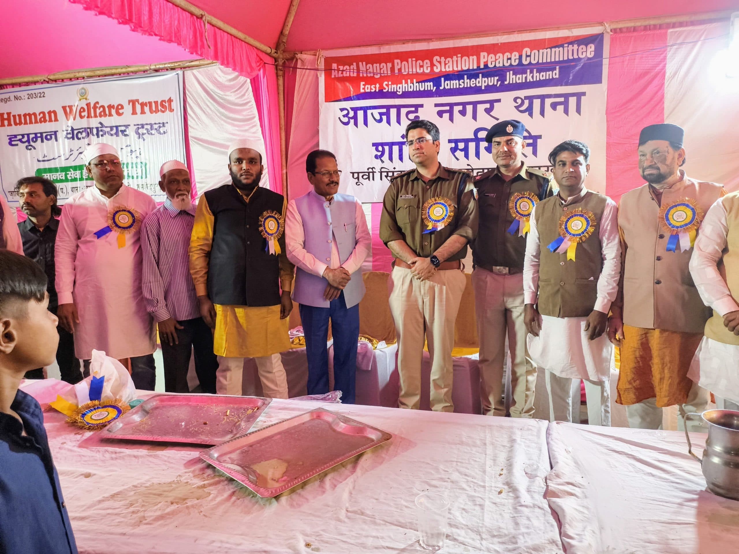 Jamshedpur news.ओल्ड पुरुलिया रोड में ह्यूमन वेलफेयर ट्रस्ट ने लगाया शिविर