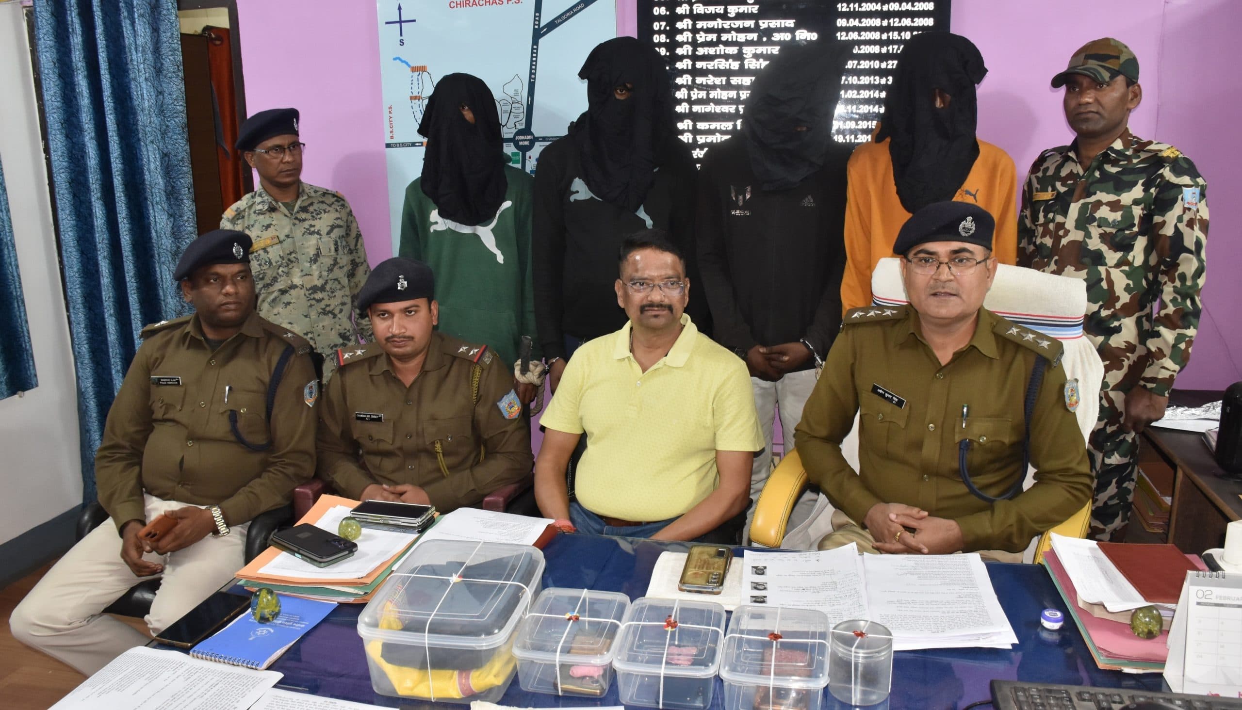 Bokaro News: चोरी व छिनतई में शामिल बंगाल और ओडिशा के चार अपराधी गिरफ्तार