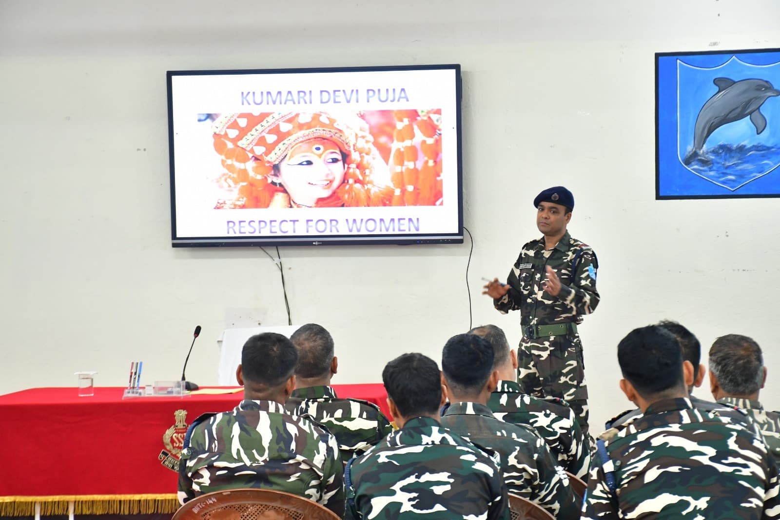 सीमा संपर्क दल को एसएसबी मुख्यालय में दिया गया प्रशिक्षण