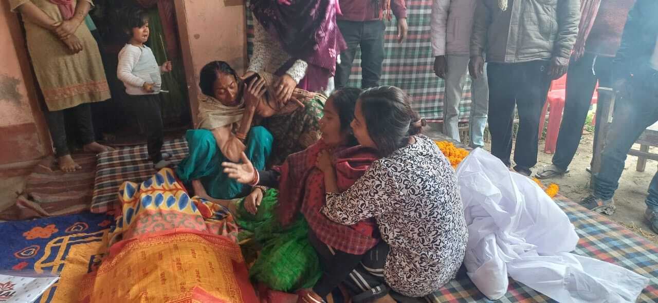 सड़क दुर्घटना में एक व्यक्ति की मौत