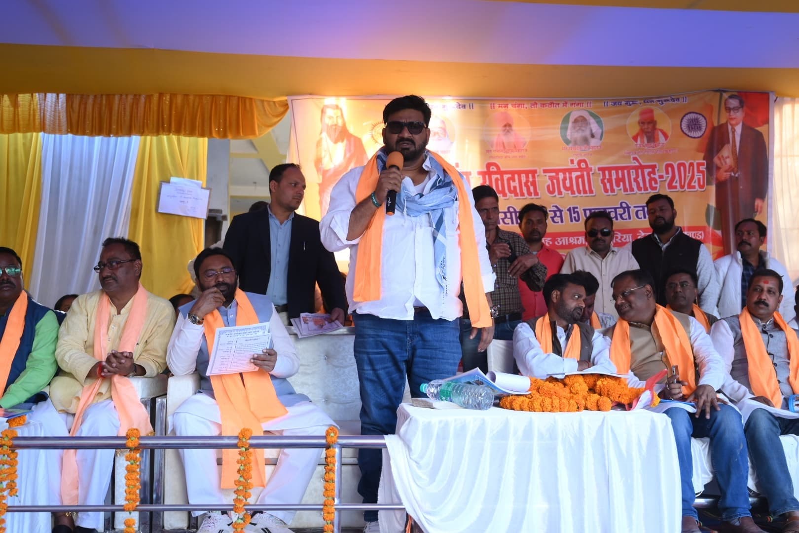 Deoghar news : 15 लाख के फंड से होगा संत रविदास मंदिर व आश्रम का विकास व सौंदर्यीकरण : मंत्री हफीजुल