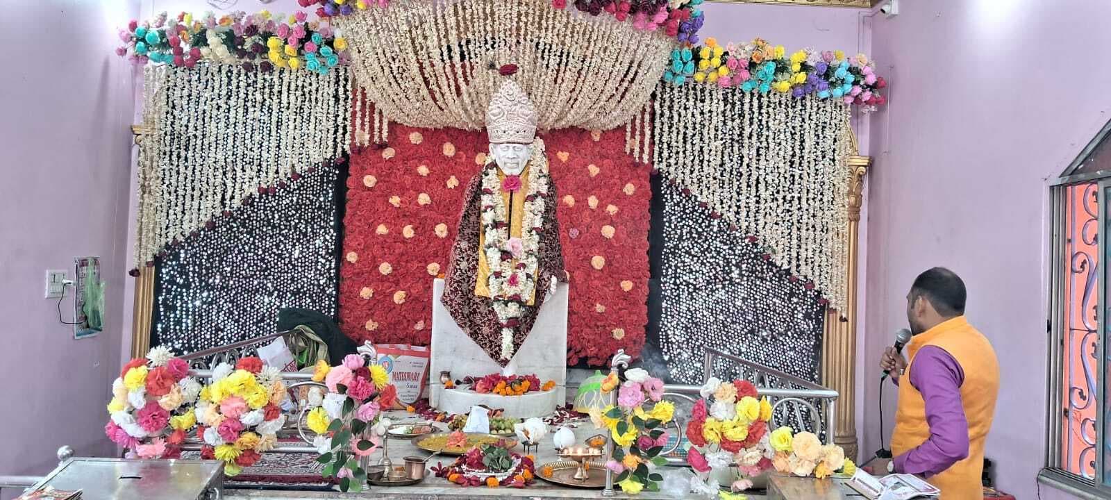 श्री शिरडी धाम साईं मंदिर का 12वां वार्षिकोत्सव धूमधाम से मना