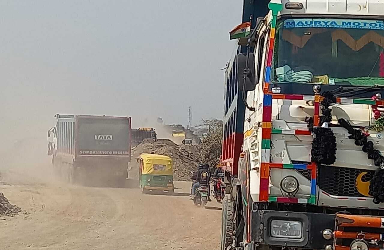 Bhagalpur News: सबौर: एनएच-80 पर रुक-रुक कर लगता रहा जाम