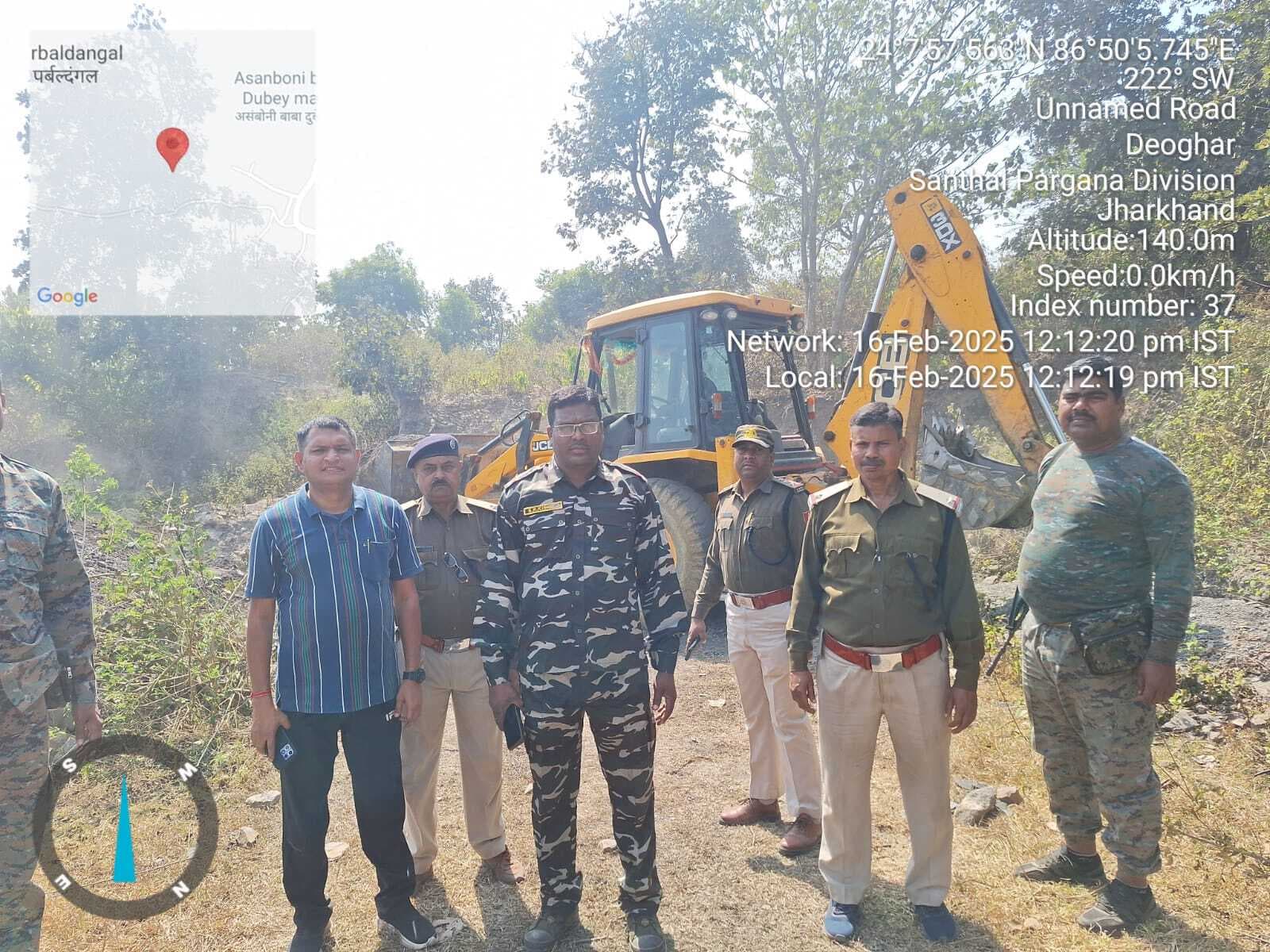 चितरा में दो अवैध कोयला खदान के मुहाने को कराया बंद