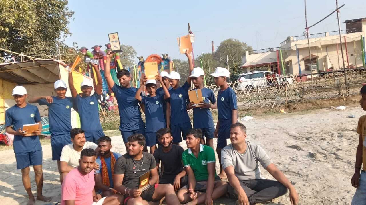 Bhagalpur news साईं बाबा मंदिर की स्थापना दिवस पर खेल प्रतियोगिता