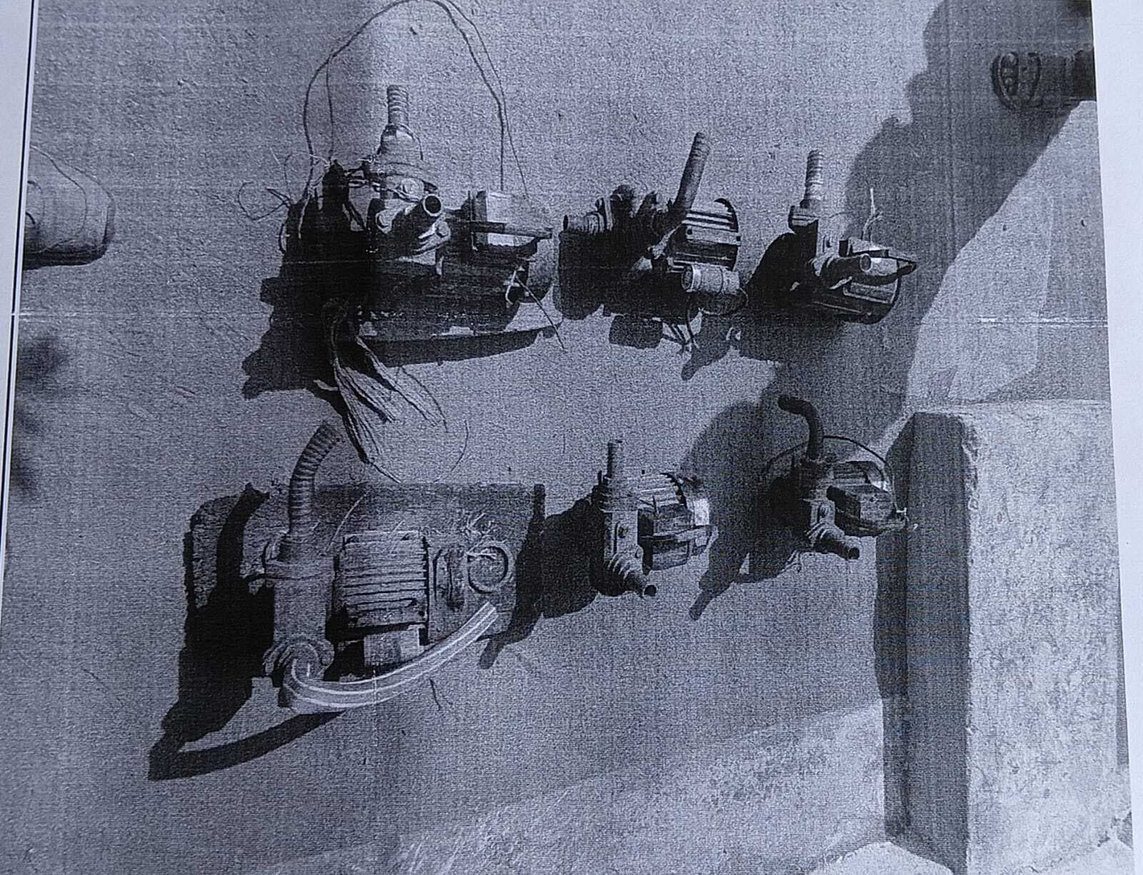 पुलिस ने चोरी के छह मोटर पंप के साथ एक को किया गिरफ्तार