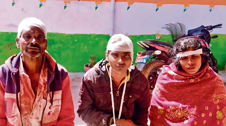 saran news. पट्टीदारों के बीच हुई मारपीट में महिला सहित चार घायल