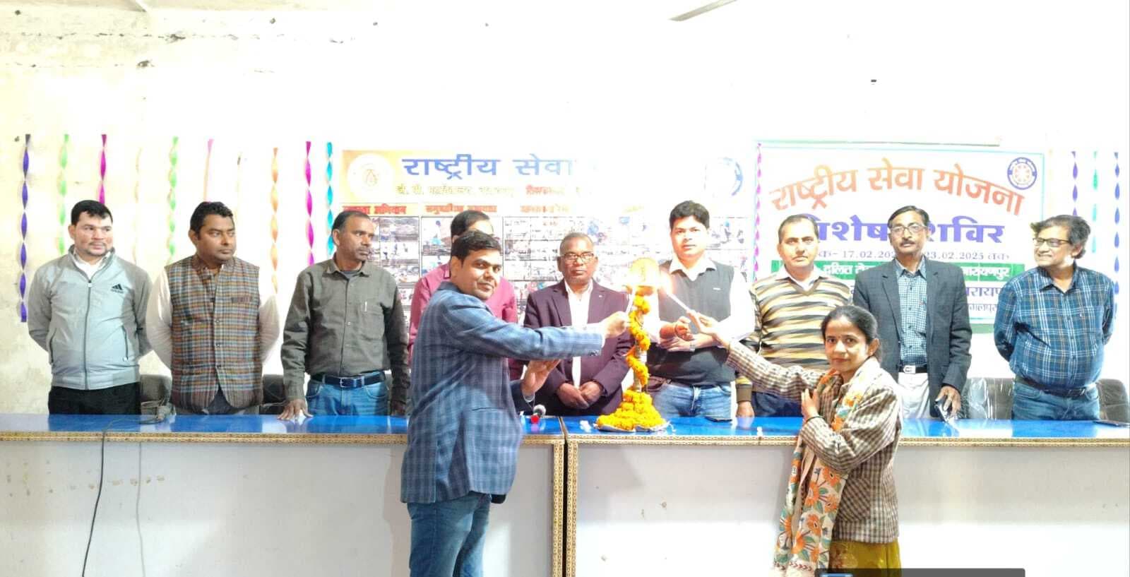 Bhagalpur news जेपी कॉलेज में सात दिवसीय एनएसएस का विशेष कैंप शुरू