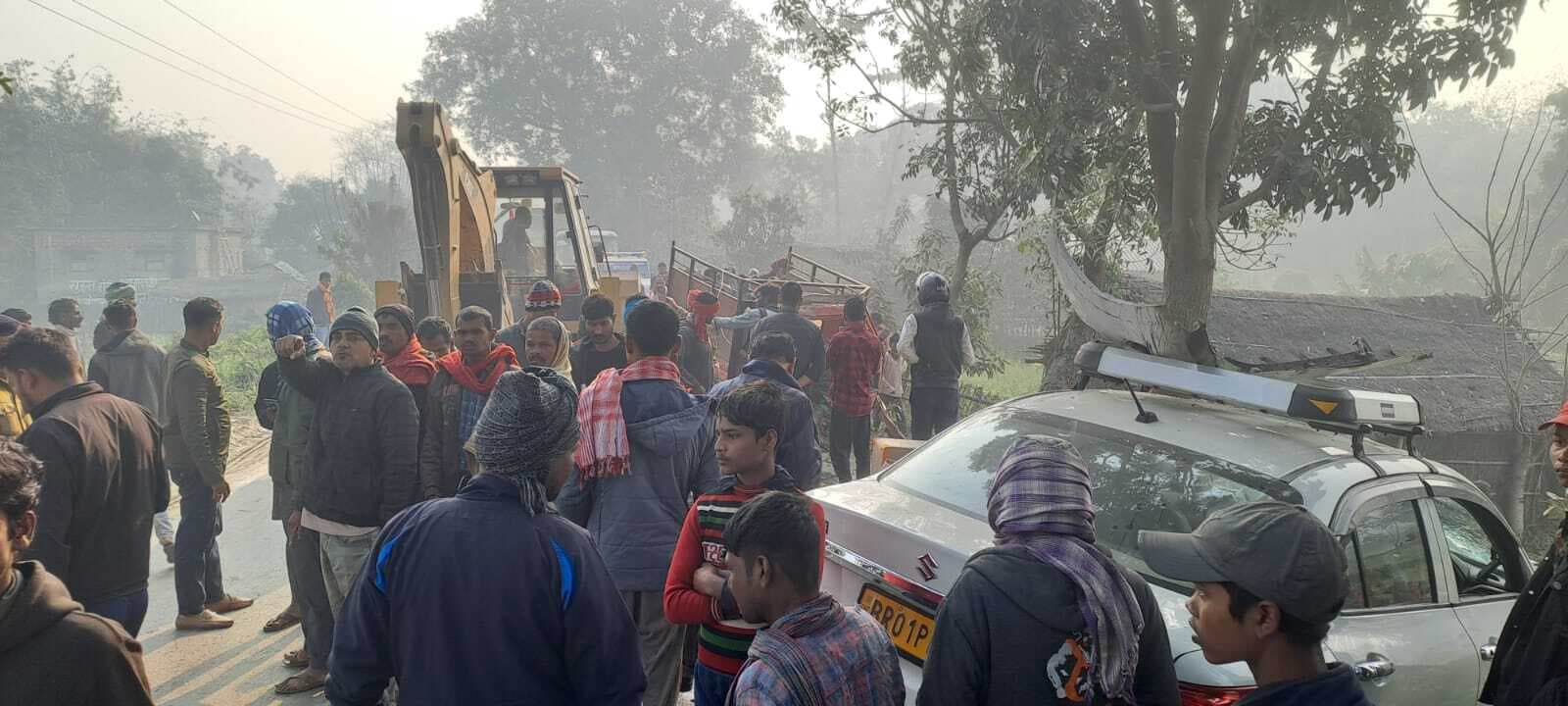 कार व ऑटो की आमने-सामने की टक्कर में ऑटो चालक की मौत, कार चालक गंभीर