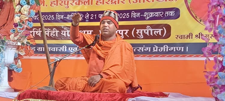 दिल में भगवान का होता है वास तो, शत्रुओं का होता है नाश : स्वामी गुरूनंदन