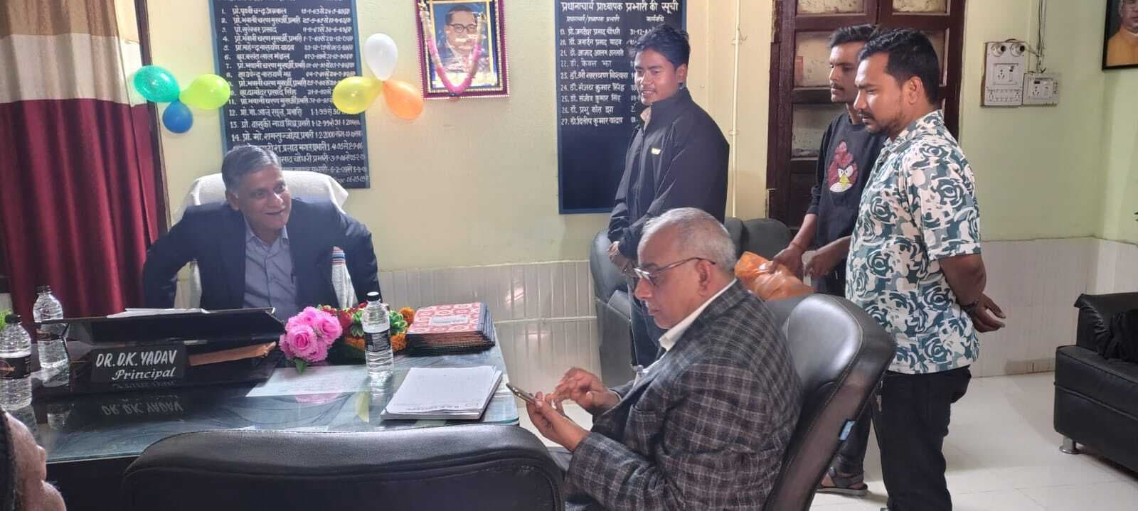 आरडीएस कॉलेज सालमारी में 28वें प्राचार्य के रूप में डॉ सतीशचन्द्र ने लिया पदभार