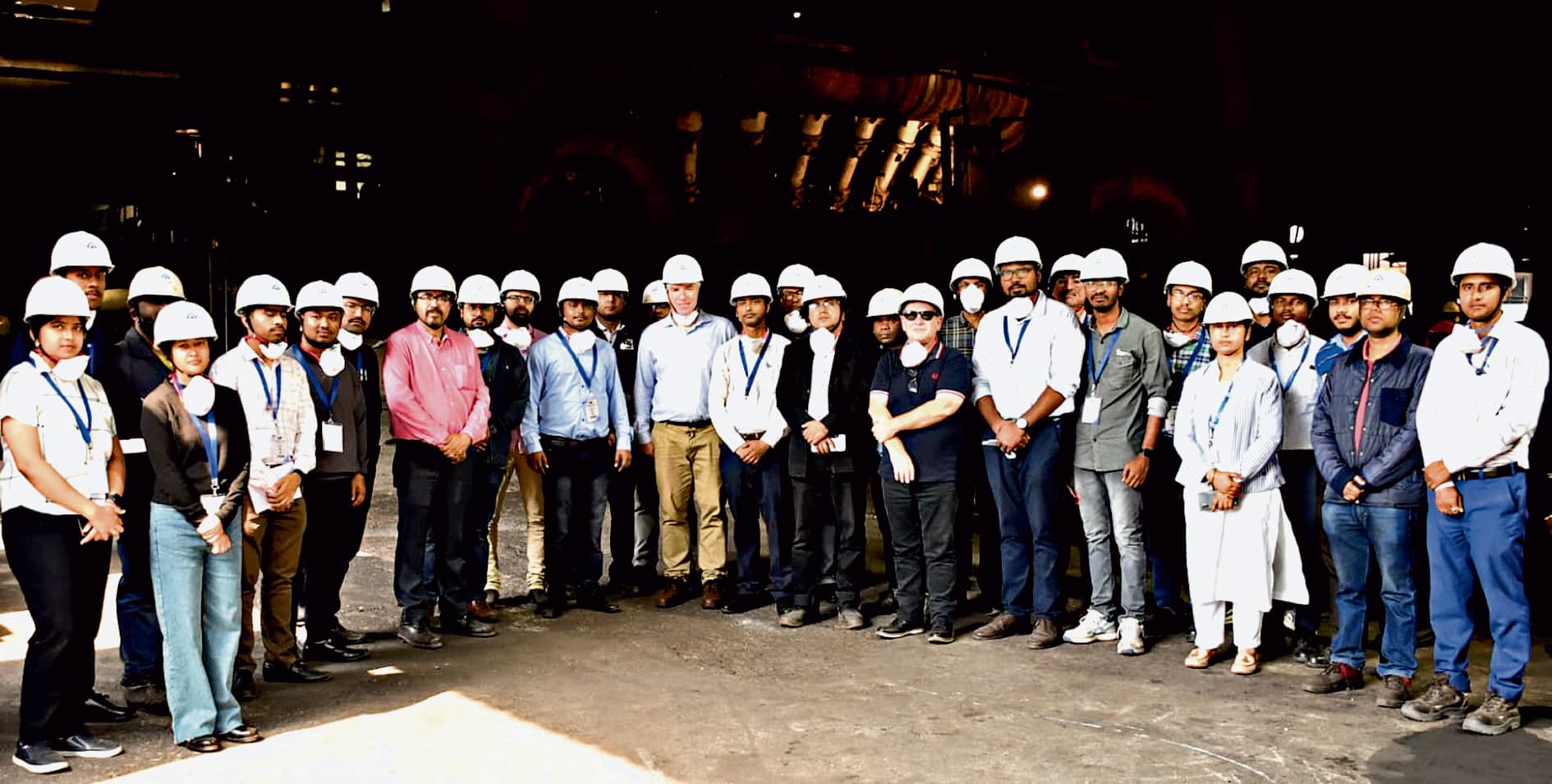 ग्रीन स्टील कोर्स के तहत विदेशी प्रतिनिधियों ने किया आइएसपी दौरा