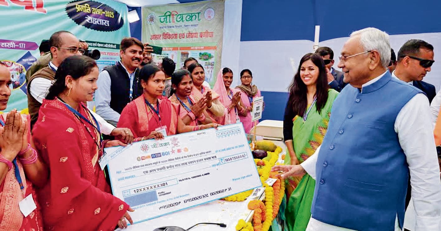 रोहतास में सीएम की प्रगति यात्रा