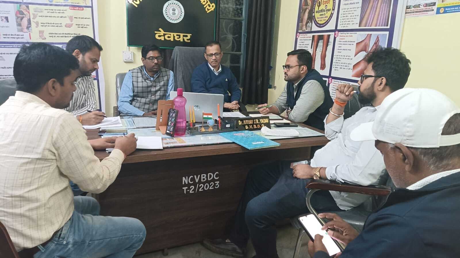 Deoghar news : 18 फरवरी तक 52.84 प्रतिशत लोगों ने खायी फाइलेरिया रोधी डीइसी और अल्बेंडाजोल की दवा