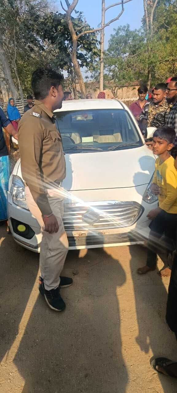 Giridih News :बंगाल से चोरी कर ले जा रहे कार को पुलिस ने पकड़ा