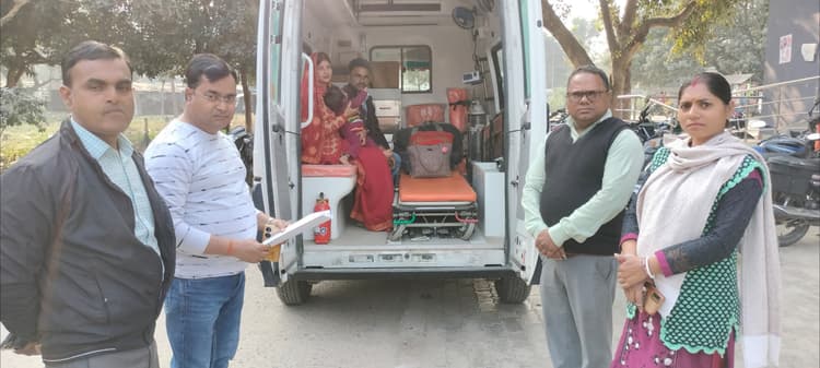 हृदय रोग से ग्रसित बच्चा को सरकारी स्तर पर इलाज को ले भेजा गया अहमदाबाद