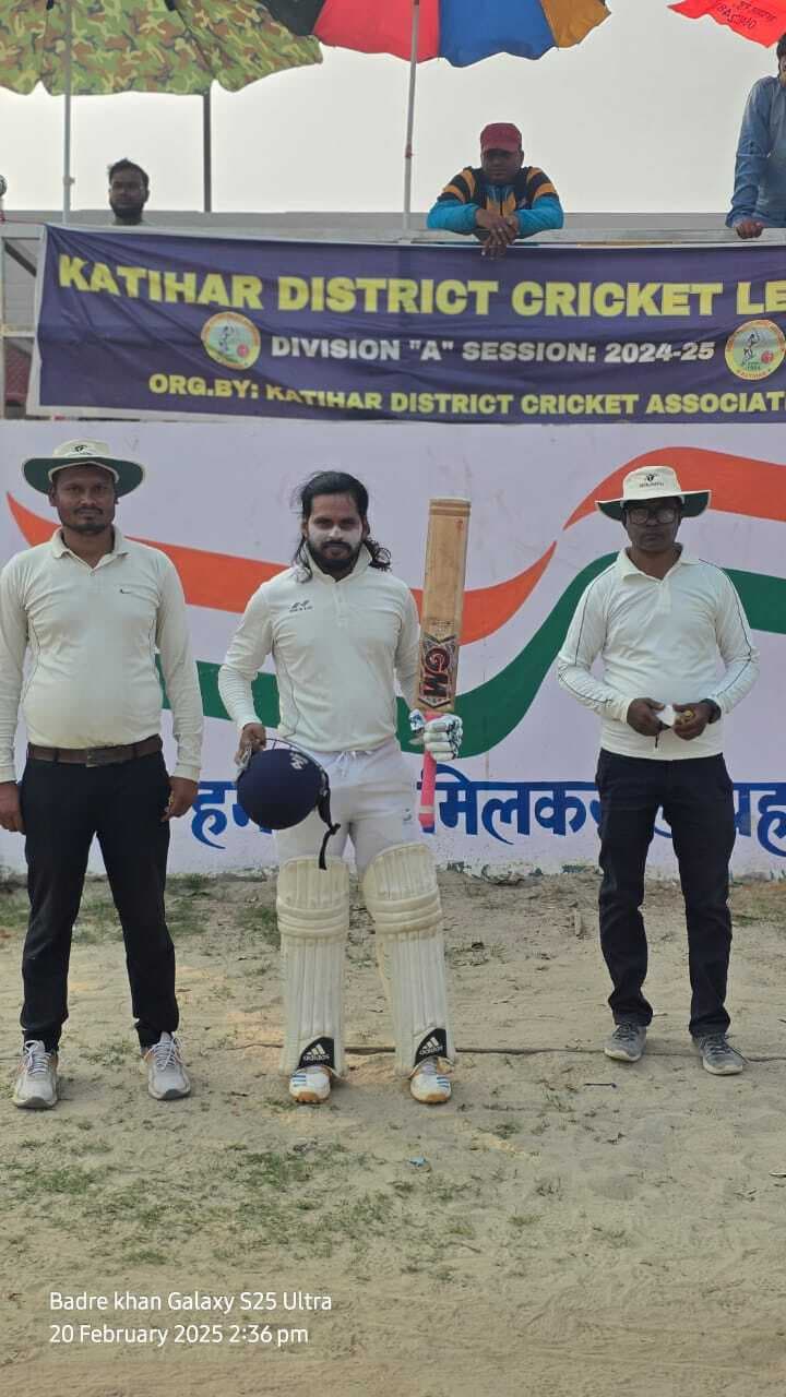 डीआरएससी रेल ने राइजिंग क्रिकेट क्लब को नौ विकेट से हराया