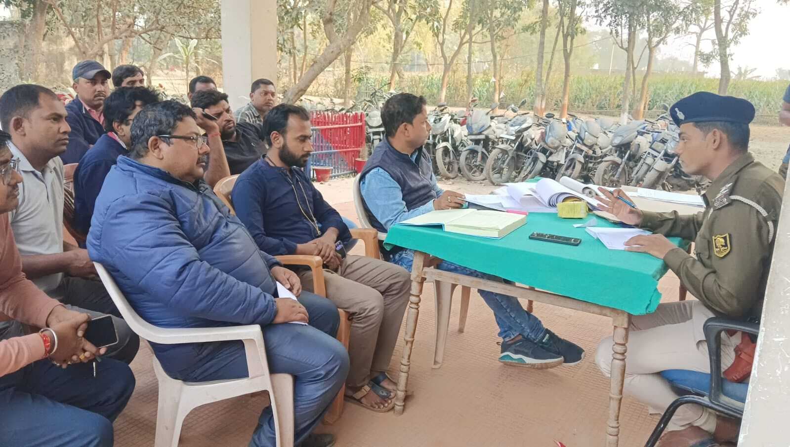 सीएसपी संचालकों के साथ थानाध्यक्ष ने की बैठक, दिया आवश्यक निर्देश