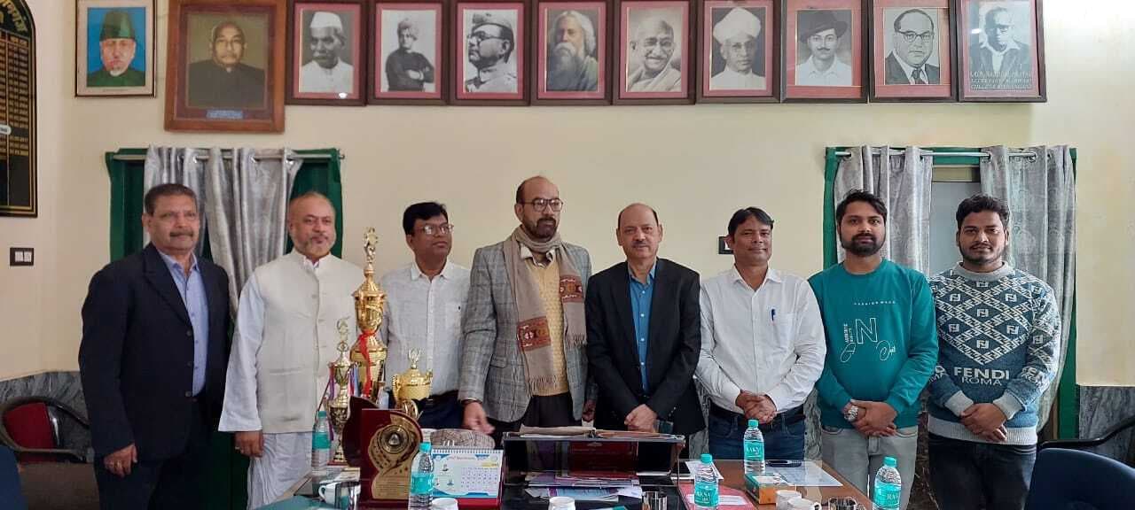 मानू सेंटर का हुआ निरीक्षण,रिजनल डायरेक्टर पहुंचे मारवाड़ी कॉलेज