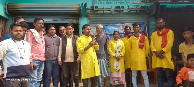 किसान सहकारी चौपाल व नुक्कड़ नाटक का आयोजन
