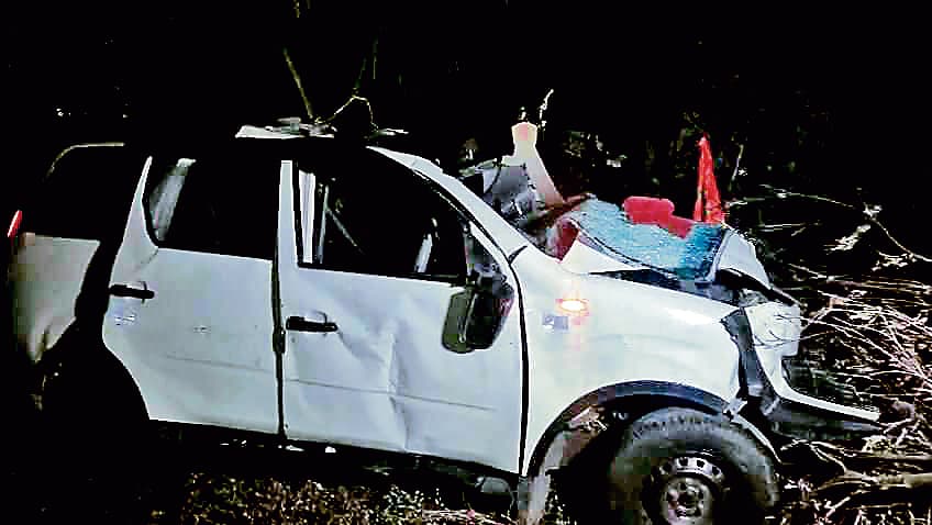 चौरंगी फांड़ी के पास हादसे में बांकुड़ा के दो लोगों की मौत, छह जख्मी