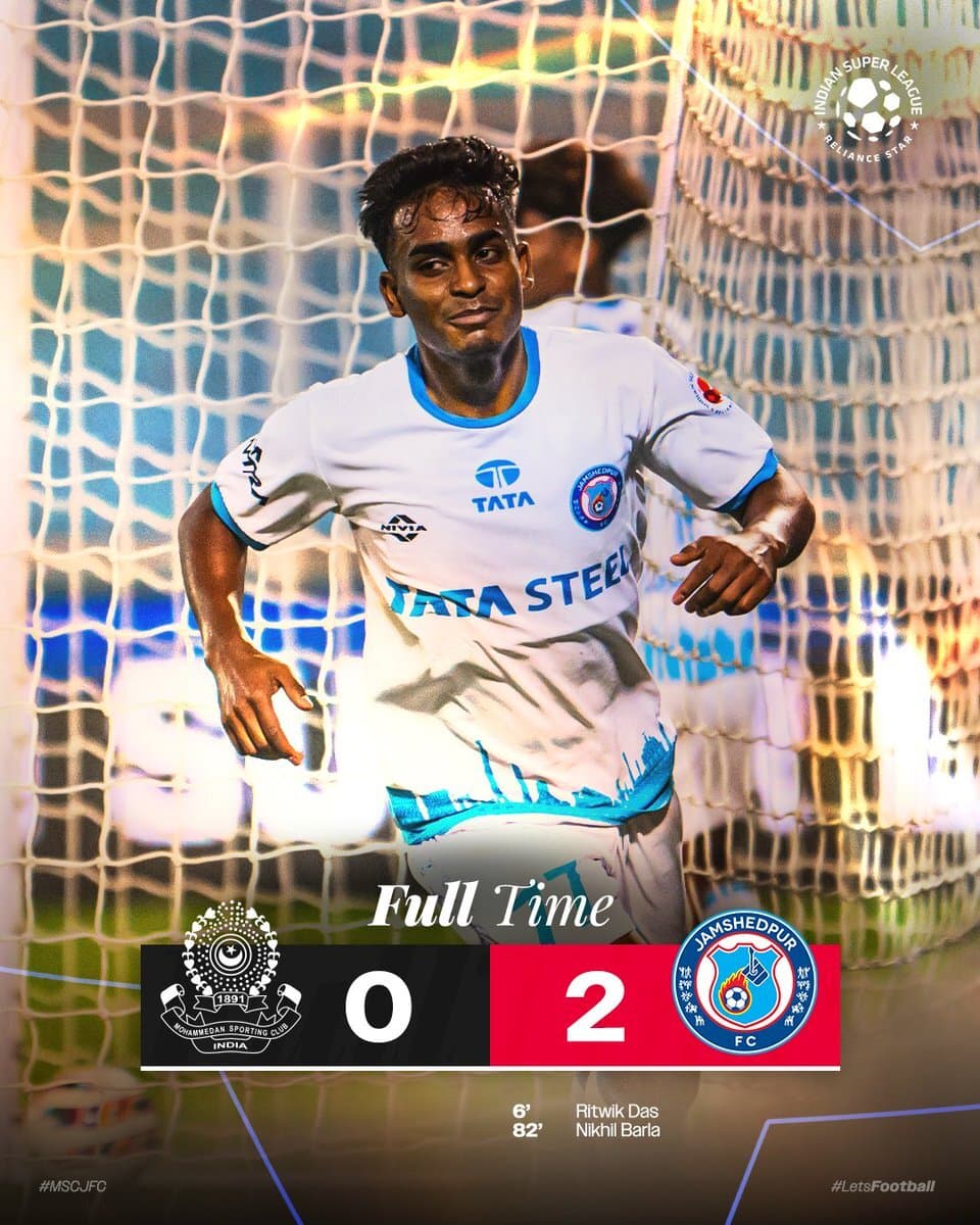 ISL JFC WIN AGAINST MOHAMDDAN SPORTING : सीजन में दूसरी बार जेएफसी ने मोहम्मडन स्पोर्टिंग को हराया