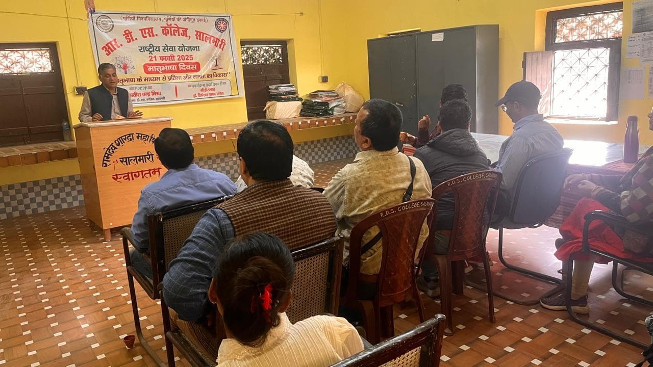 शिक्षा में मातृभाषा में नवाचार के लिए छात्रों को किया प्रेरित