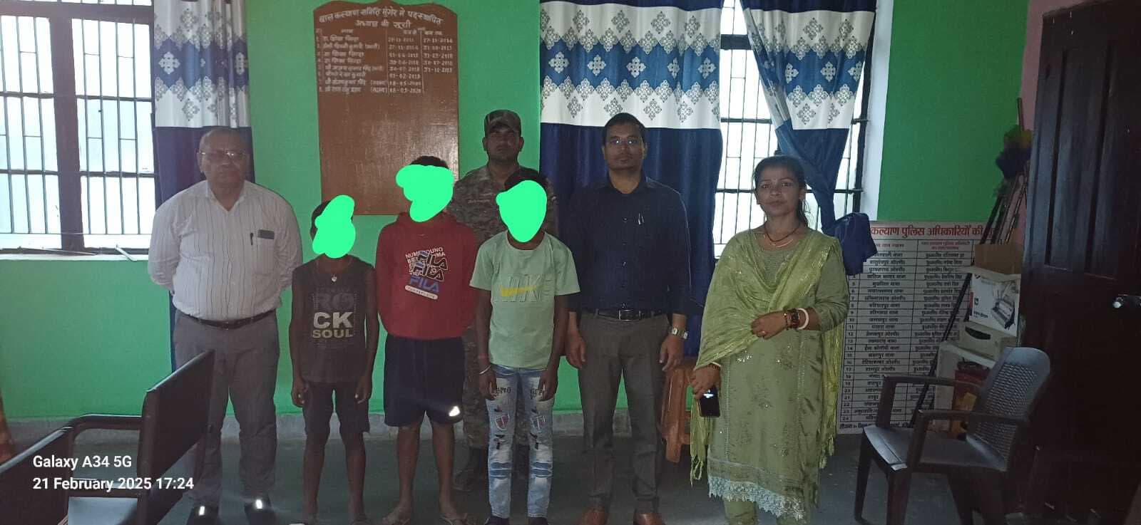 धावा दल ने गैराज, आटा मिल एवं किराना दुकान से तीन बाल श्रमिक को कराया मुक्त