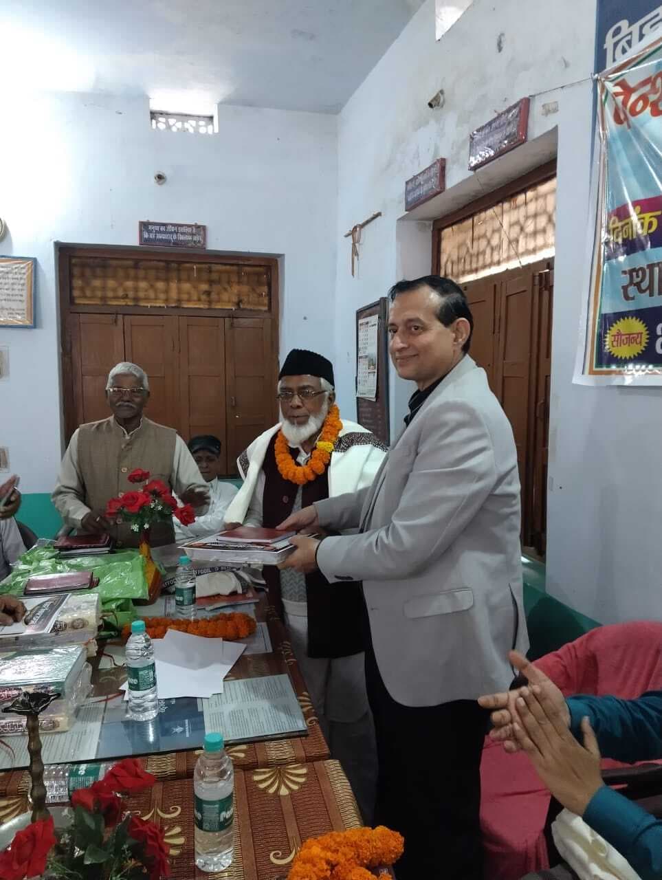 16 पेंशनरों को स्टेट बैंक ने किया सम्मानित